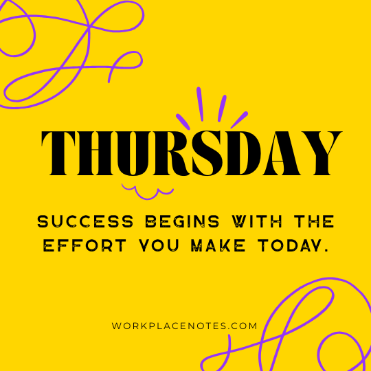 Thursday Motivational Quotes for Success