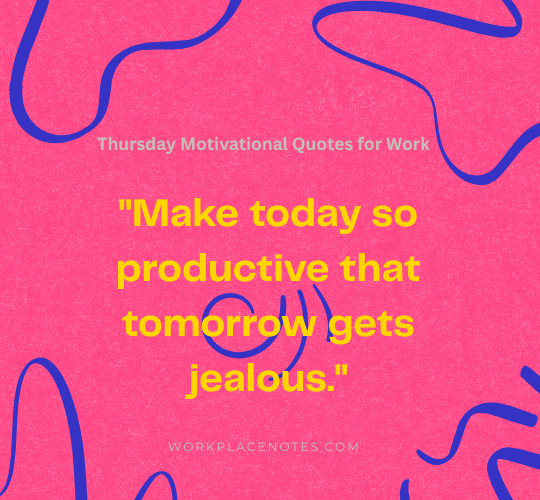 thursday motivational quotes for work