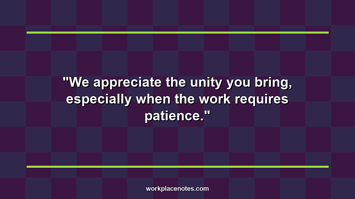 Appreciation Words for Team Wins