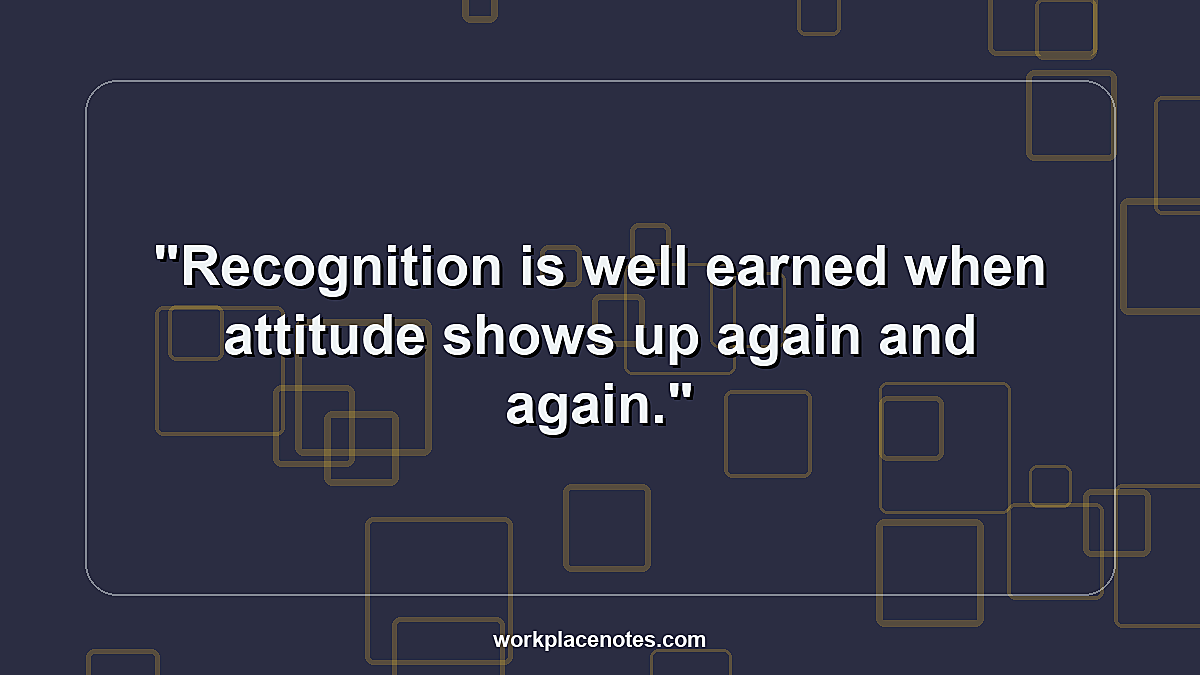 Employee Appreciation Messages for Positive Attitude