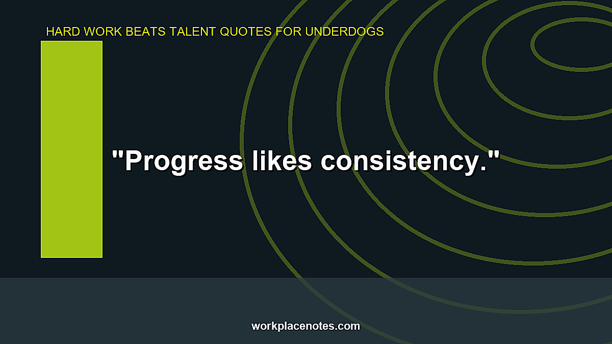 Hard Work Beats Talent Quotes for Underdogs