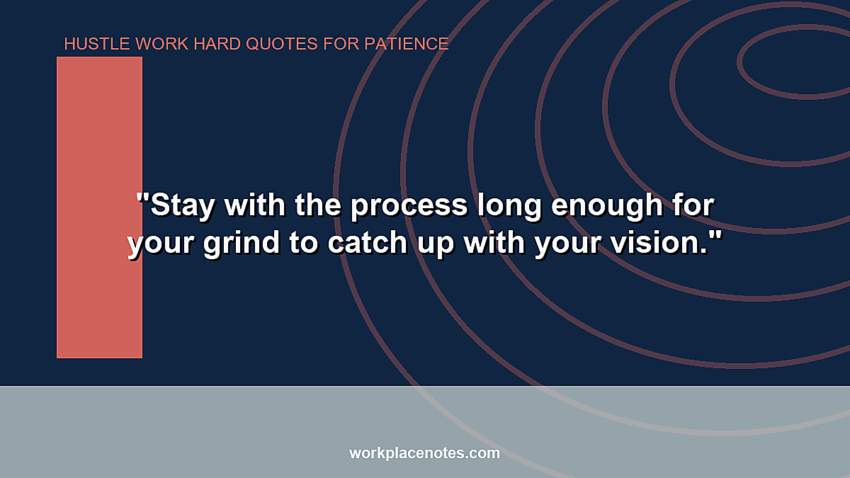 Hustle Work Hard Quotes for Patience