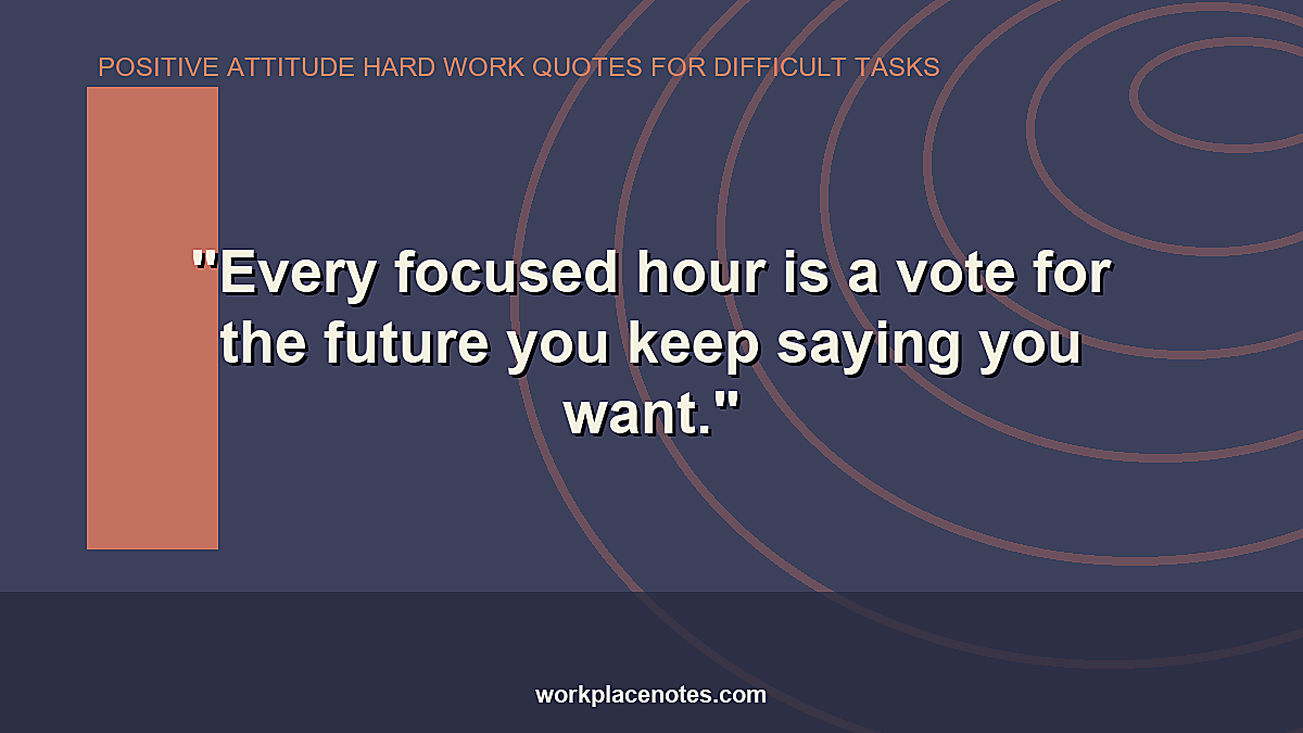 Positive Attitude Hard Work Quotes for Difficult Tasks