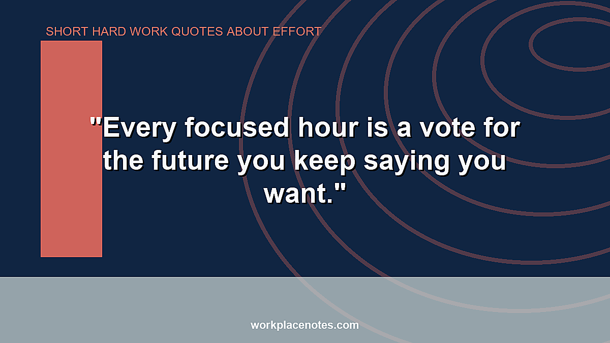 Short Hard Work Quotes About Effort