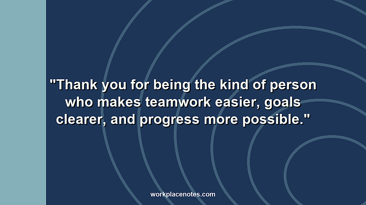 Thank You for Hard Work Messages After a Project