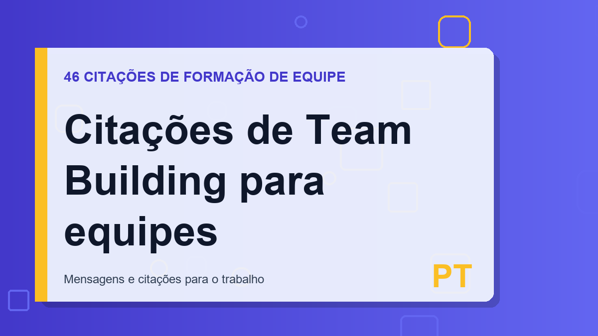 Citações de Team Building para equipes
