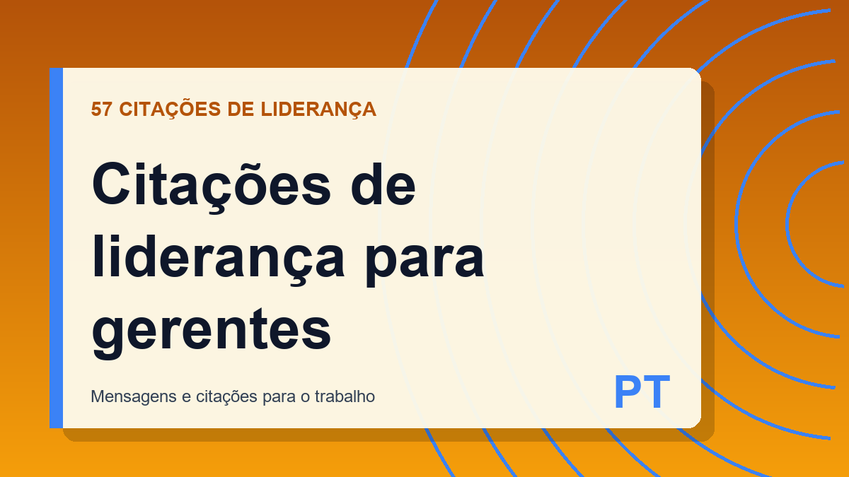 Citações de liderança para gerentes