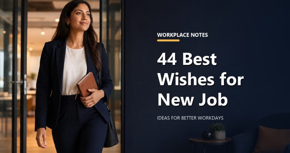 44 Best Wishes for New Job