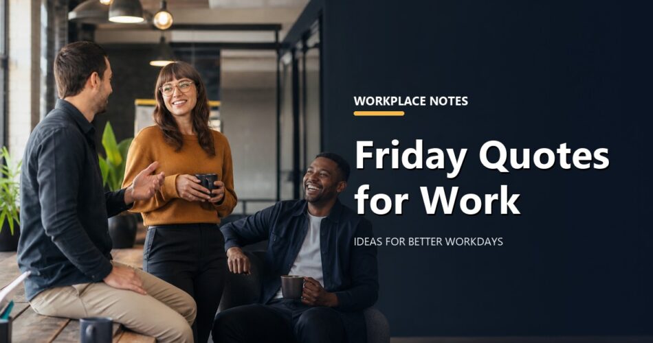 Friday Quotes for Work