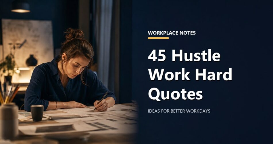 45 Hustle Work Hard Quotes