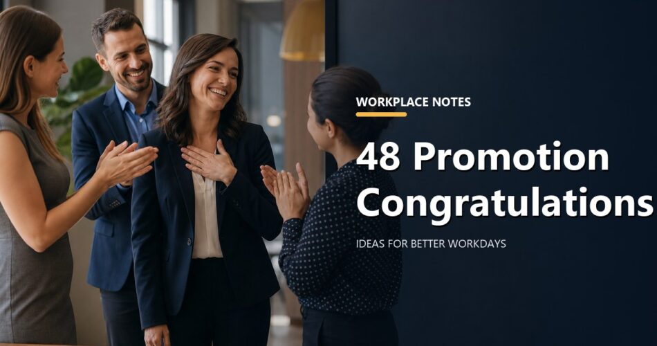 48 Promotion Congratulations
