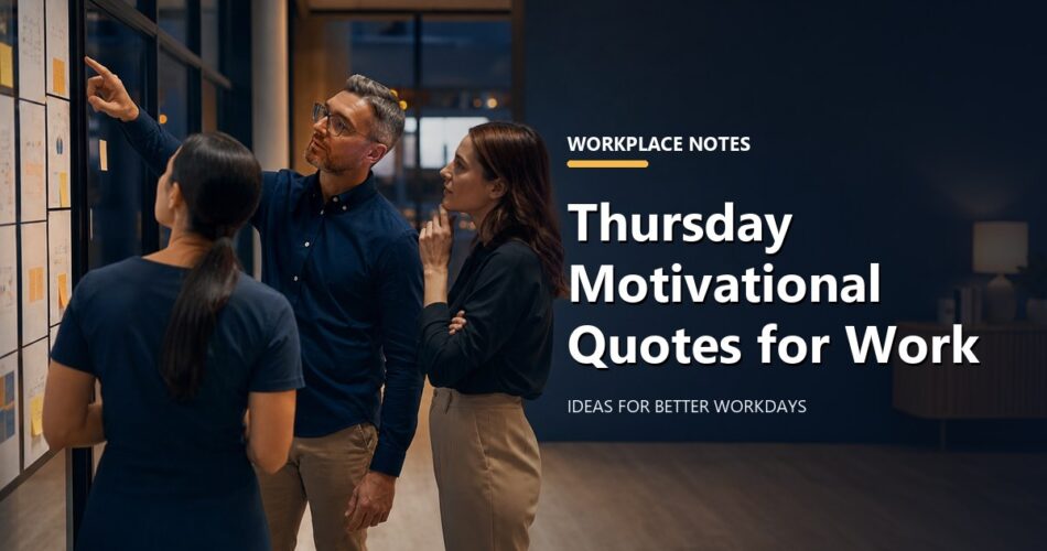 Thursday Motivational Quotes for Work