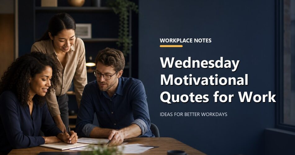 Wednesday Motivational Quotes for Work